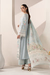 3 Piece Embroidered Paper Silk Suit