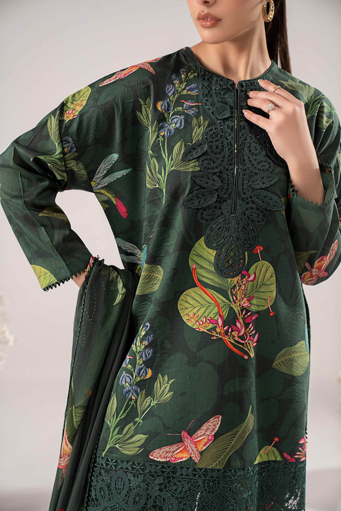 Maria B 3 Piece Embroidered Lawn Suit, view 1