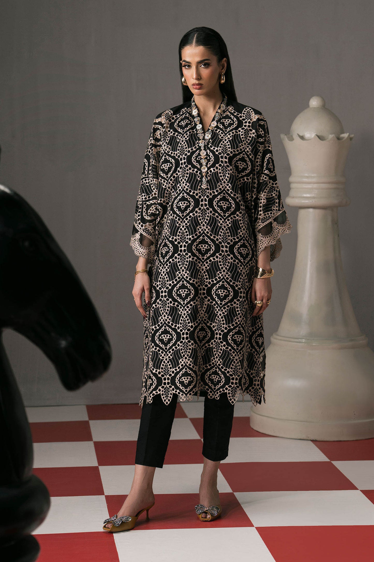 3 Piece Embroidered Lawn Suit