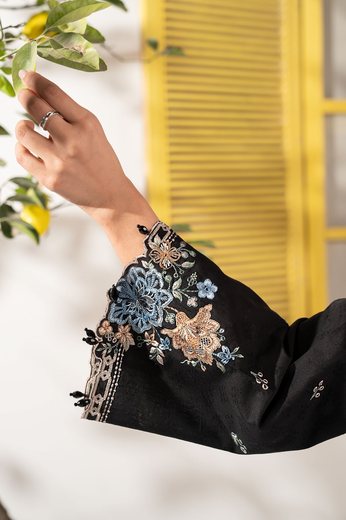 3 Piece Embroidered Dobby Lawn Suit