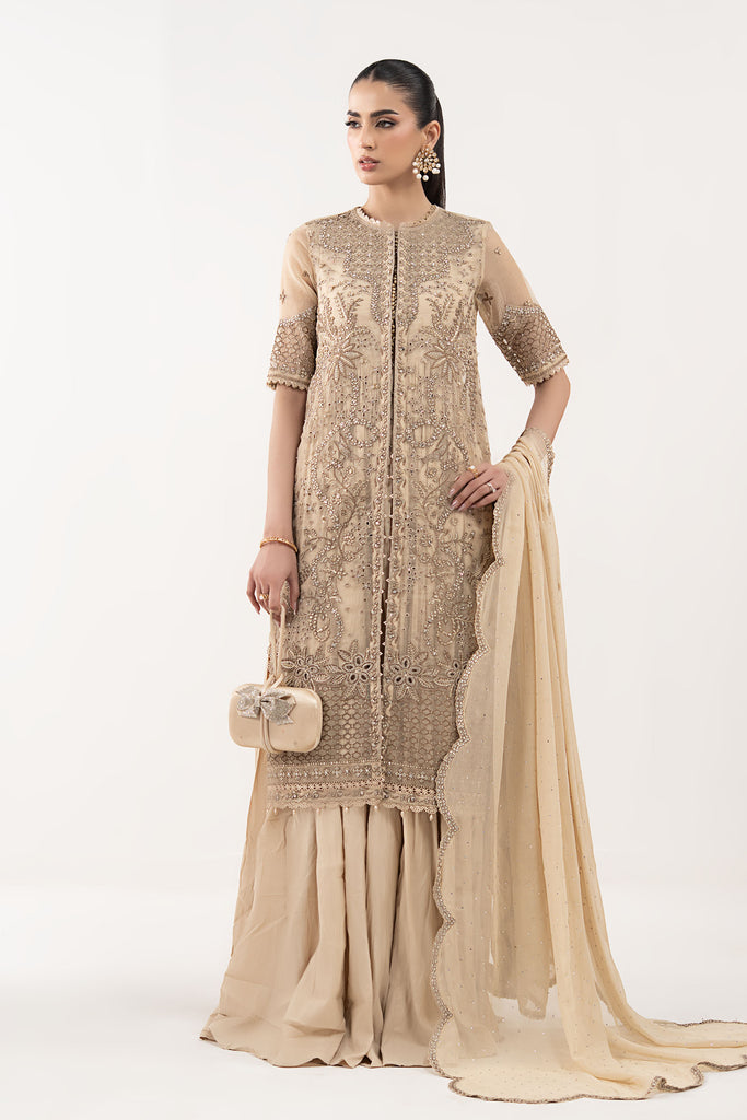 Maria B 3 Piece Embroidered Organza Suit, view 1
