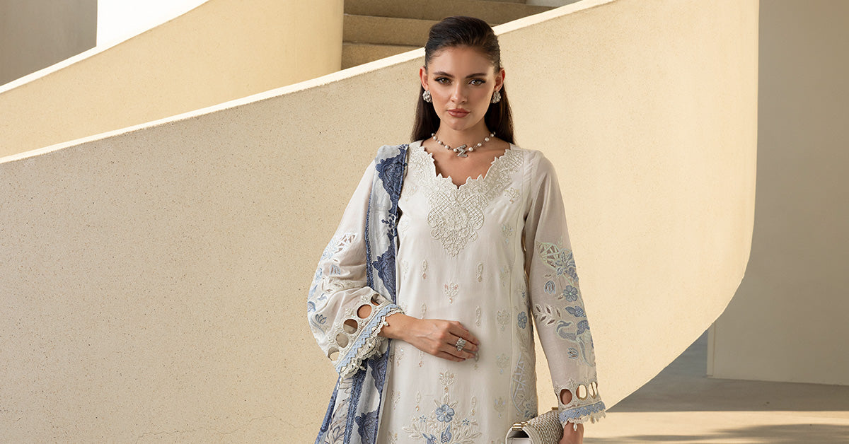 3 Piece Embroidered Lawn Suit