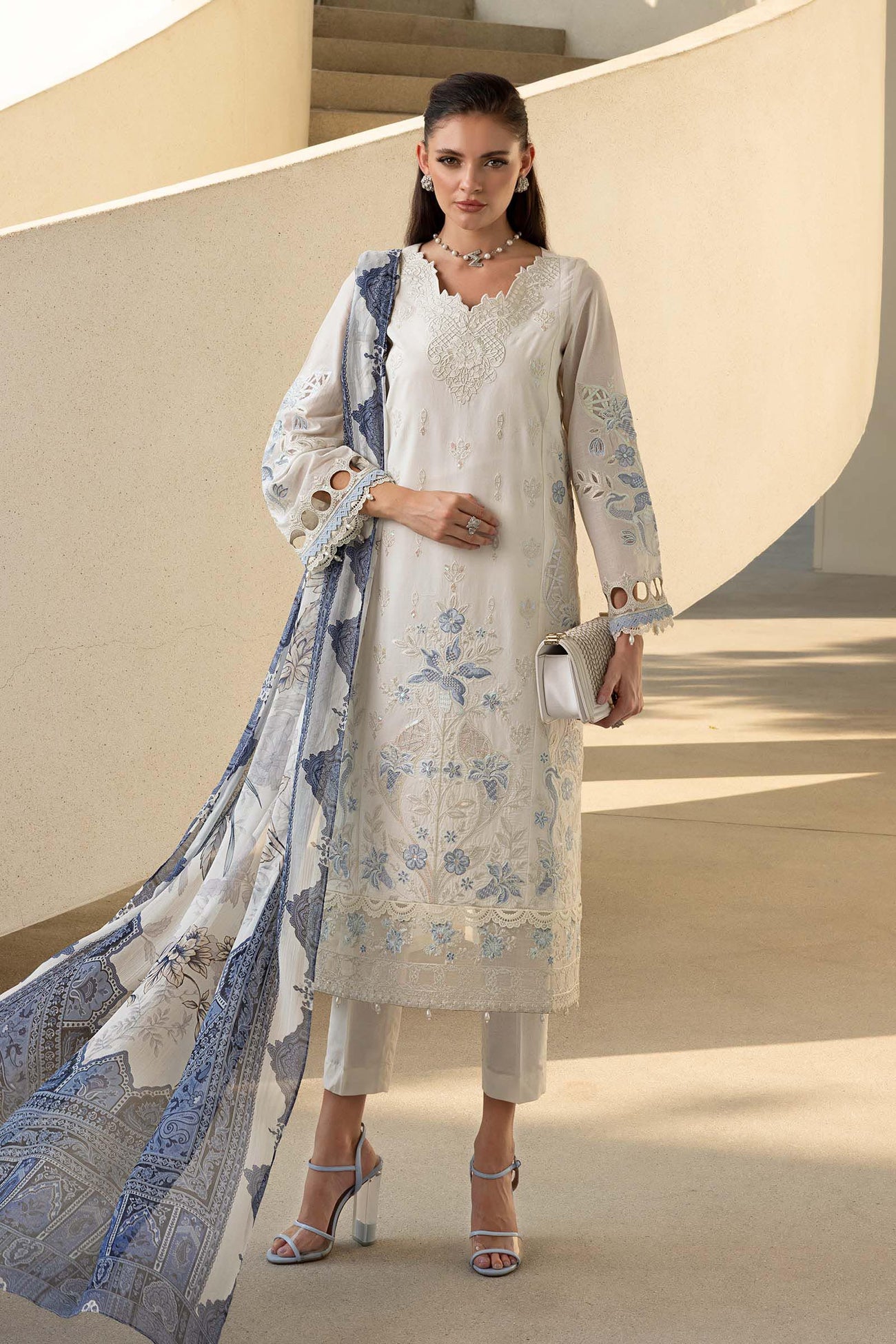 3 Piece Embroidered Lawn Suit