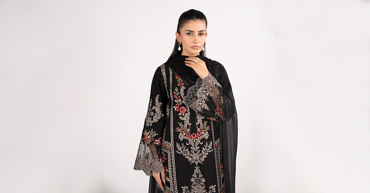 3 Piece Embroidered Lawn Suit