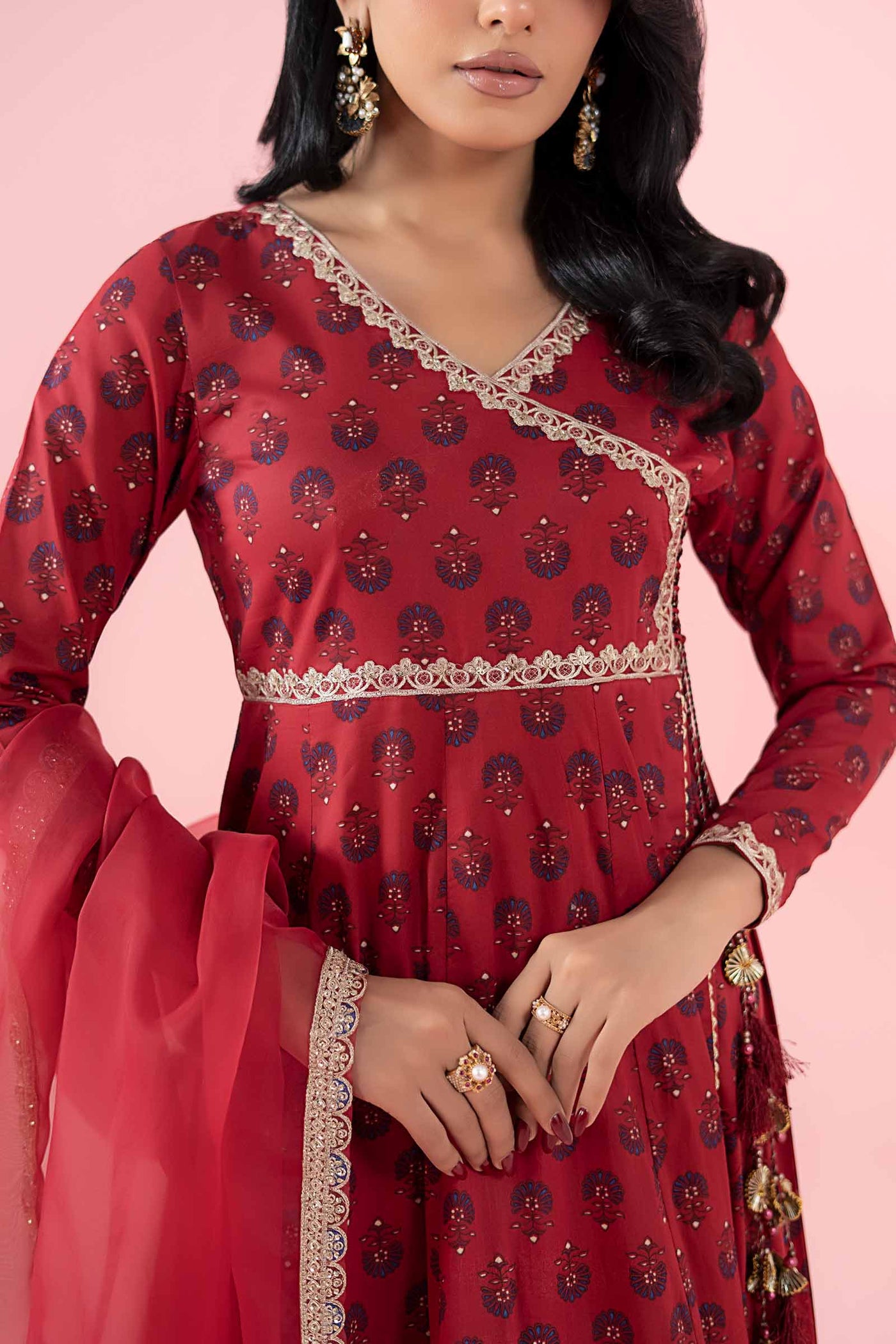 3 Piece Printed Lawn Suit |  DW-EA25-64