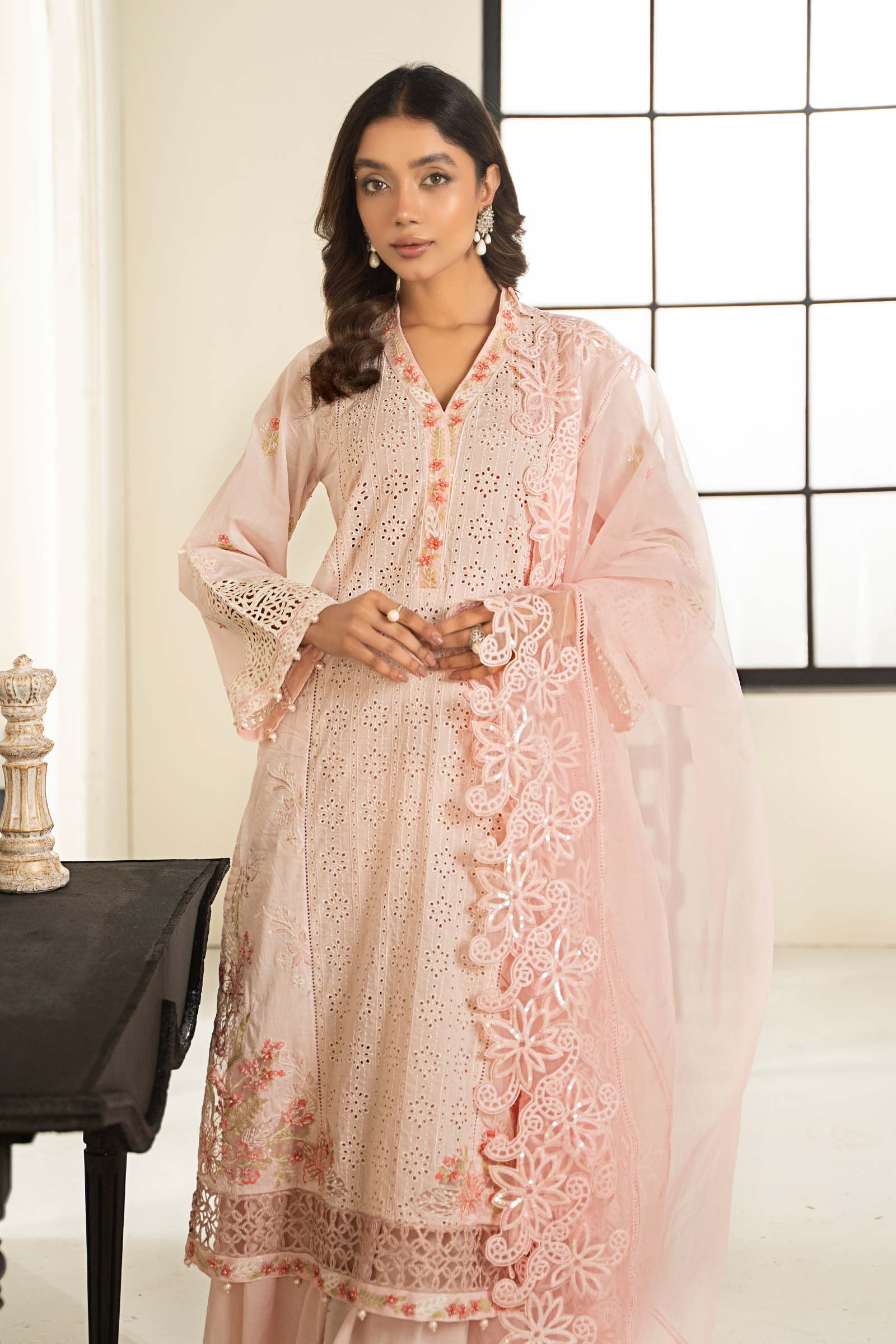 3 Piece Embroidered Lawn Suit