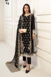 3 Piece Embroidered Self Jacquard Suit