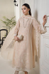 3 Piece Embroidered Self Jacquard Suit