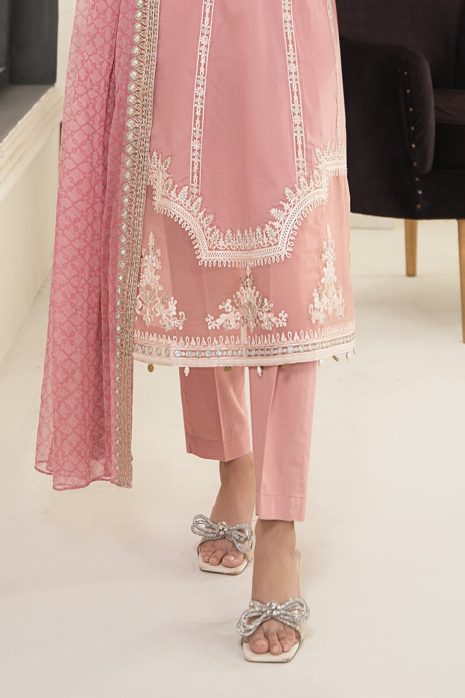 3 Piece Embroidered Lawn Suit