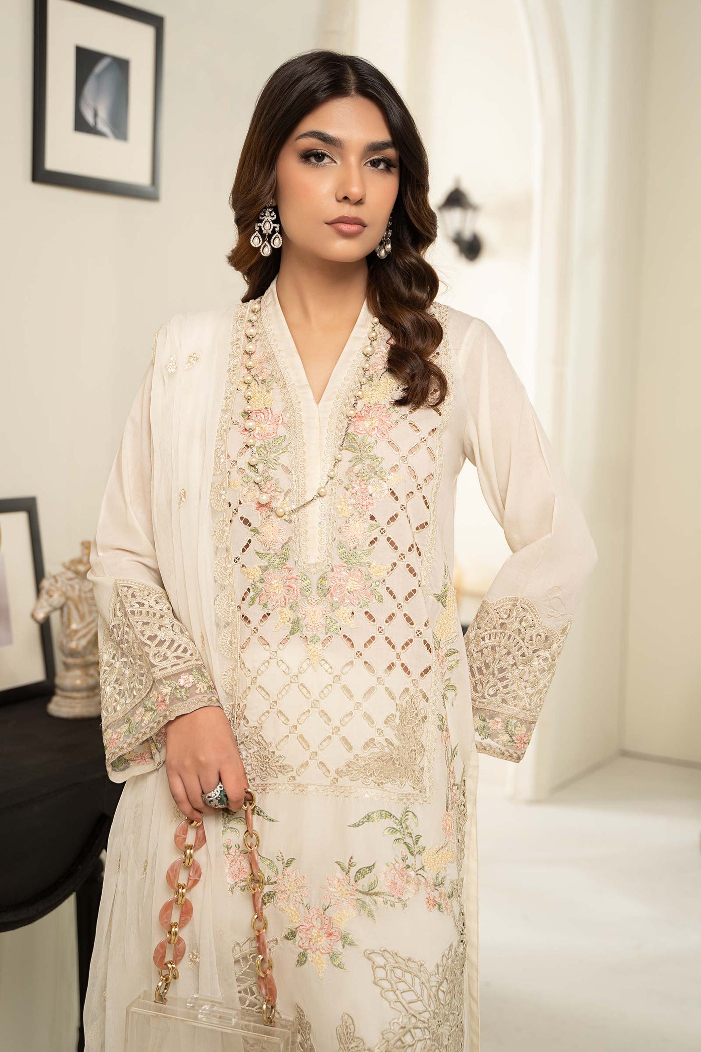 3 Piece Embroidered Lawn Suit