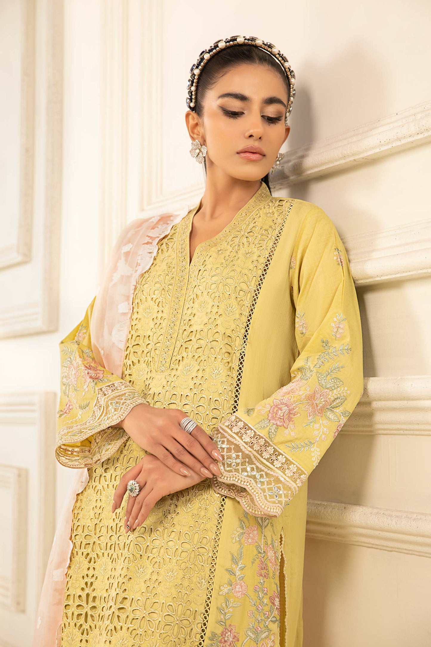 3 Piece Embroidered Lawn Suit