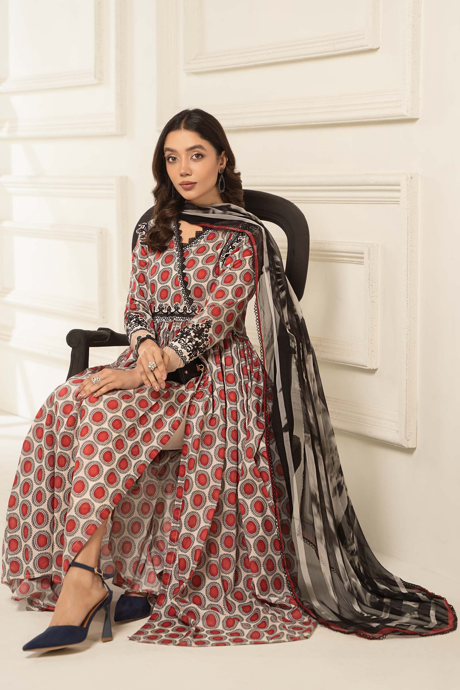 3 Piece Printed Lawn Suit