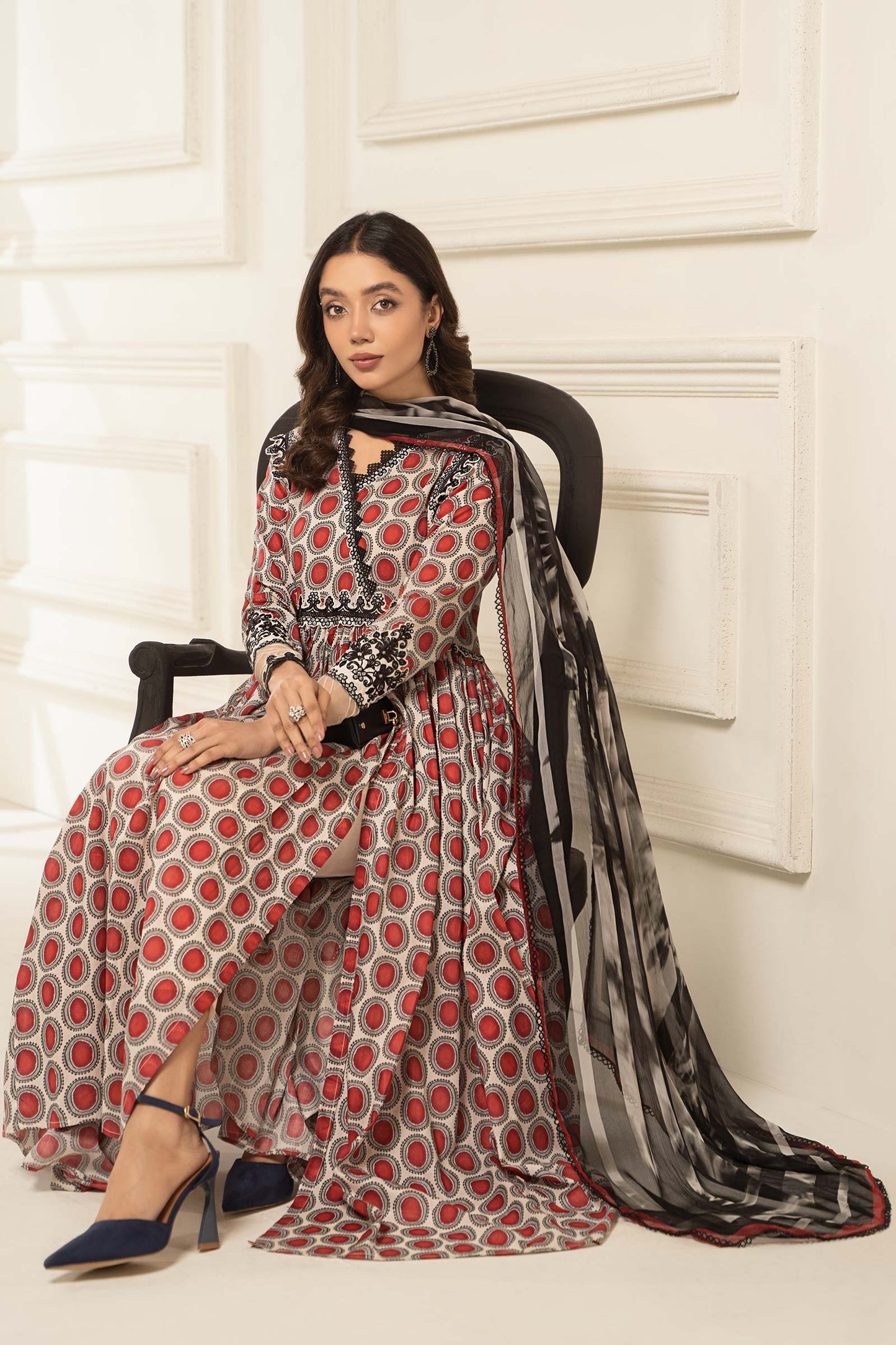 3 Piece Printed Lawn Suit
