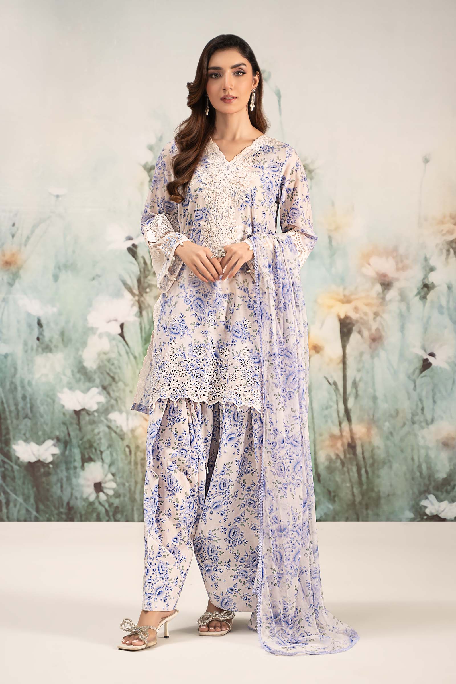 3 Piece Printed Lawn Suit