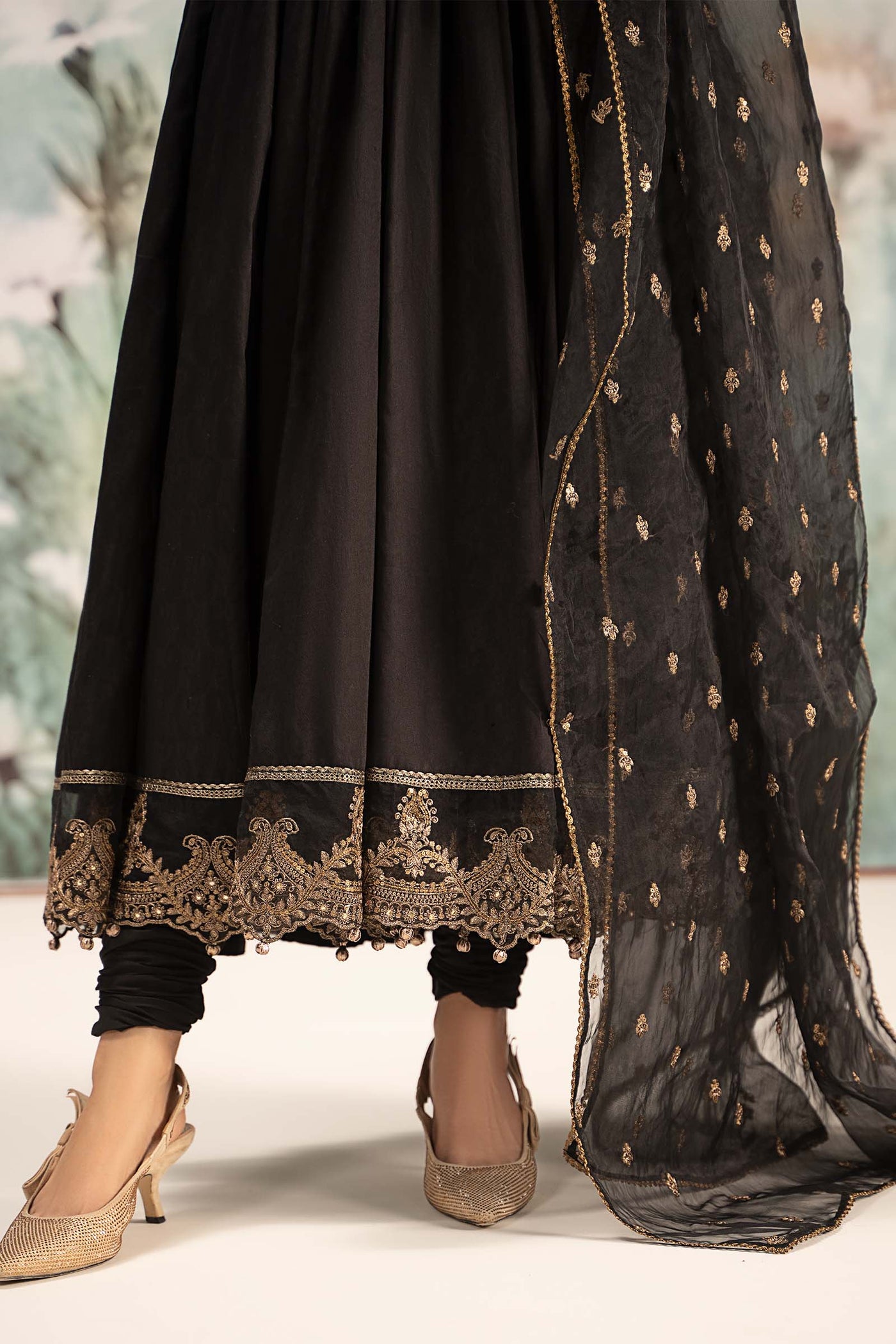 3 Piece Embroidered Self Jacquard Lawn Suit | DW-EF25-43