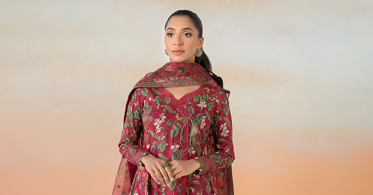 3 Piece Printed Lawn Suit