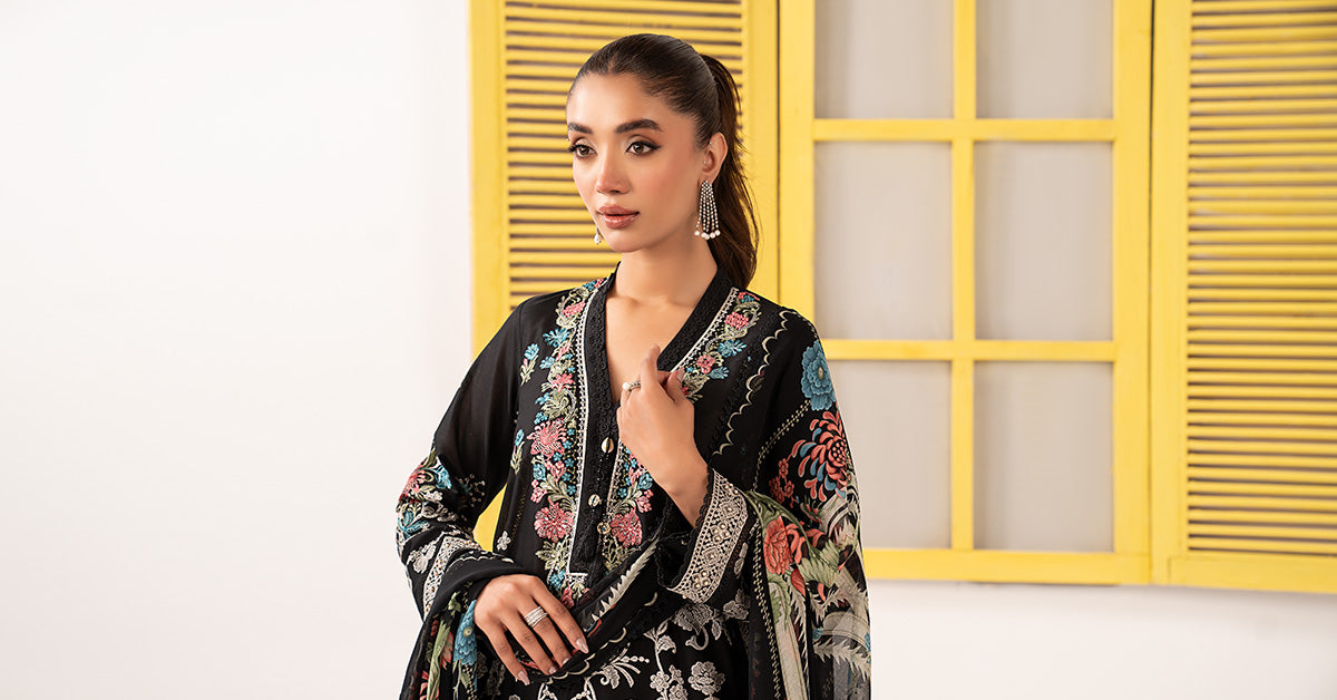 3 Piece Embroidered Lawn Suit