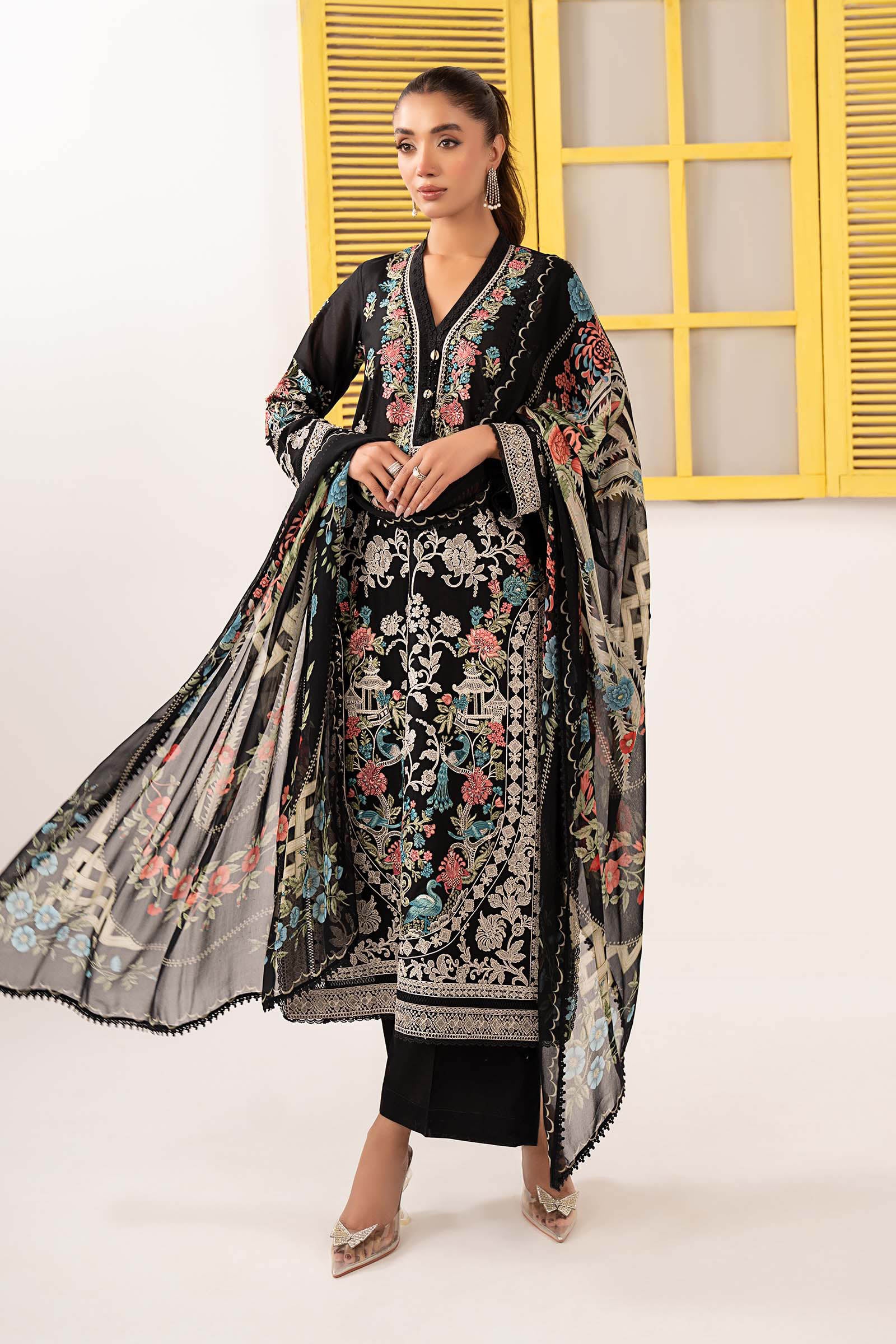 3 Piece Embroidered Lawn Suit