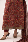 3 Piece Embroidered Dobby Lawn Suit