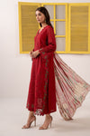 3 Piece Embroidered Dobby Lawn Suit