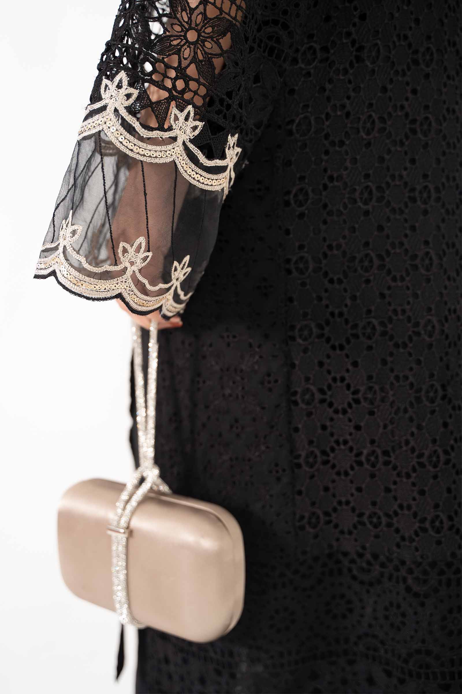 3 Piece Embroidered Bemberg Chiffon Suit