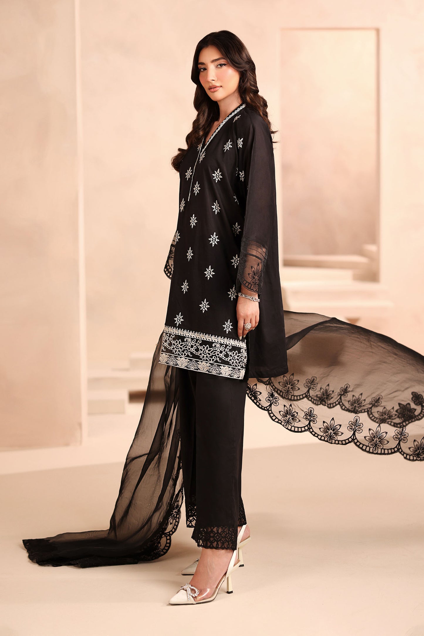 3 Piece Embroidered Lawn Suit