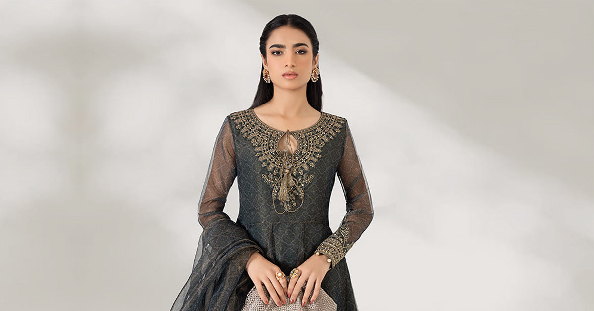 3 Piece Printed Polyester Cotton Suit