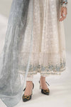 3 Piece Embroidered Net Suit
