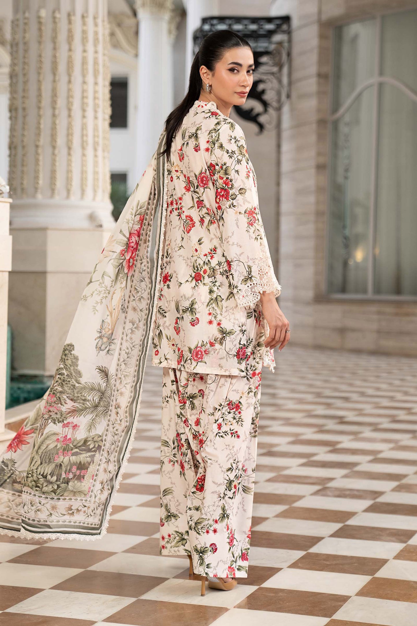 3 Piece Embroidered Lawn Suit