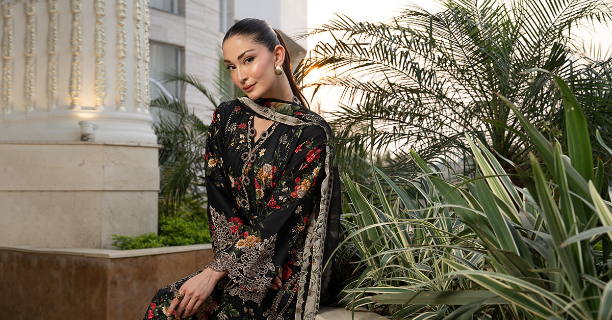 3 Piece Embroidered Lawn Suit
