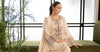 3 Piece Embroidered Raw Silk Suit