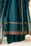 3 Piece Embroidered Cotton Net Suit
