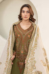3 Piece Embroidered Linen Suit