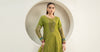 3 Piece Embroidered Linen Suit