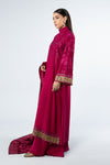 3 Piece Embroidered Linen Suit