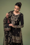 3 Piece Embroidered Linen Suit