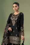 3 Piece Embroidered Linen Suit