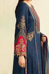 3 Piece Embroidered Linen Suit