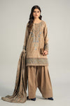 3 Piece Embroidered Khaddar Suit