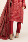 3 Piece Embroidered Pashmina Wool Suit