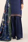 3 Piece Embroidered Linen Suit
