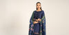 3 Piece Embroidered Linen Suit