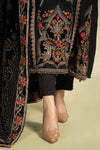 3 Piece Embroidered Linen Suit