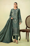 3 Piece Embroidered Linen Suit