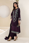 3 Piece Embroidered Linen Suit