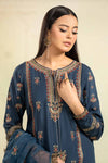 3 Piece Embroidered Linen Suit