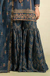 3 Piece Embroidered Linen Suit
