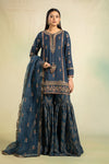 3 Piece Embroidered Linen Suit