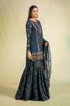 3 Piece Embroidered Linen Suit