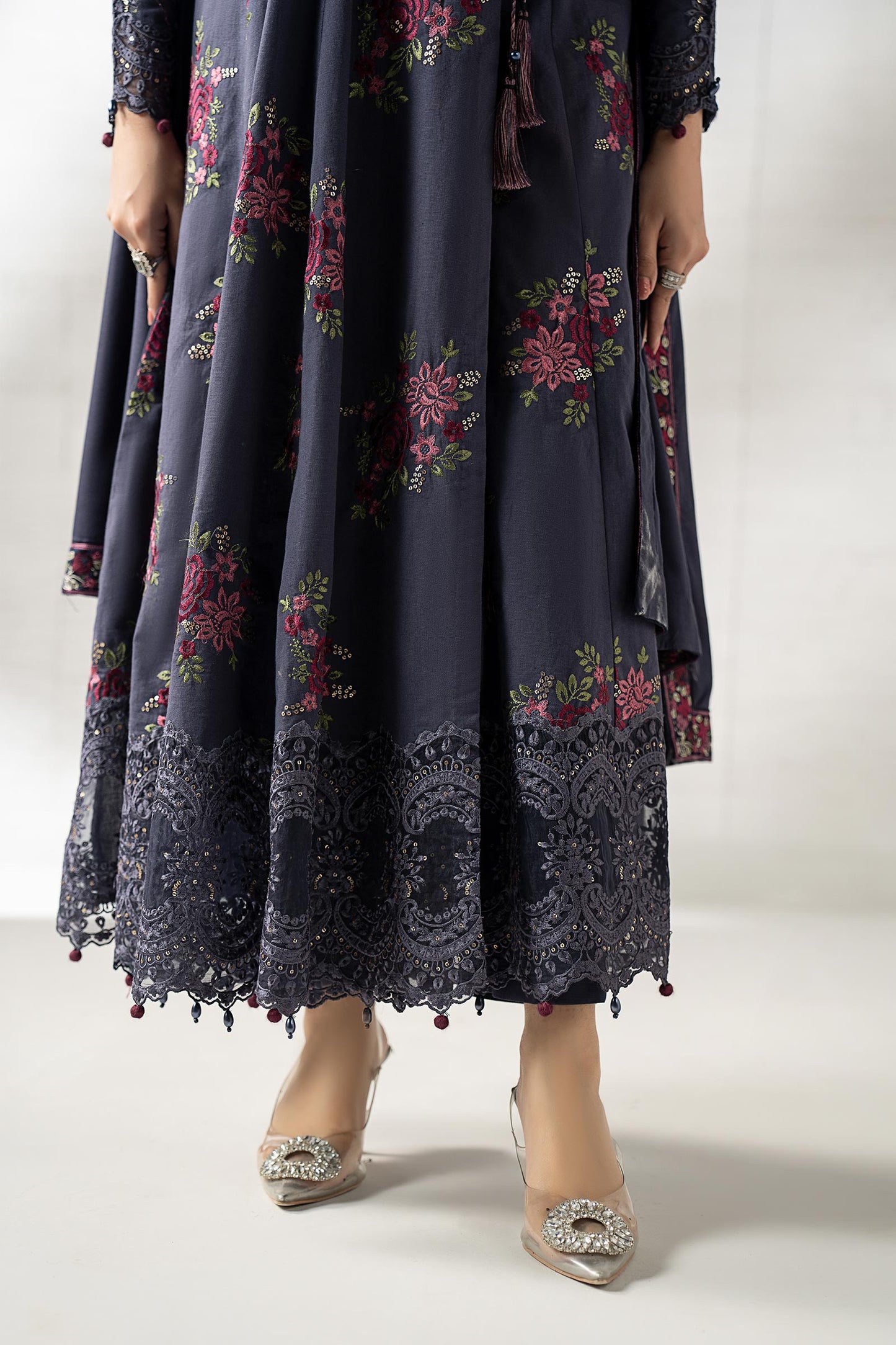 3 Piece Embroidered Khaddar Suit